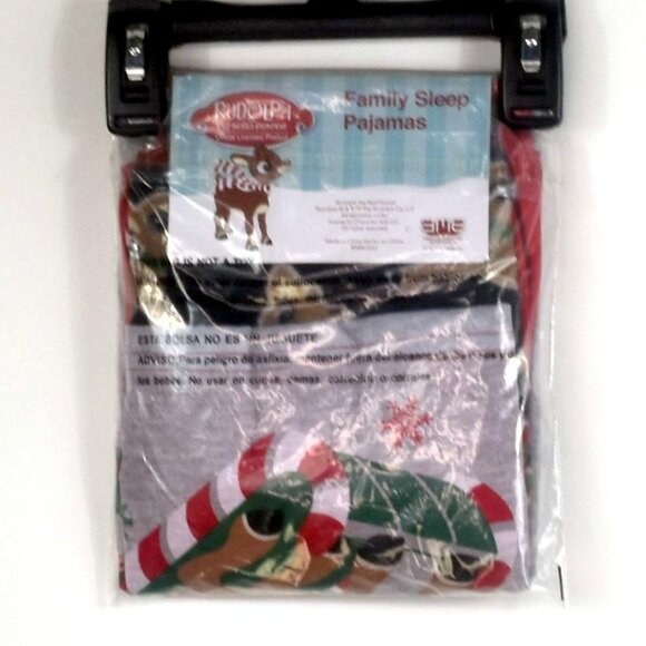 Toddler 2pc Rudolph Pajama Set Size 2T New Boys Girls Holiday Briefly Stated - Picture 9 of 9